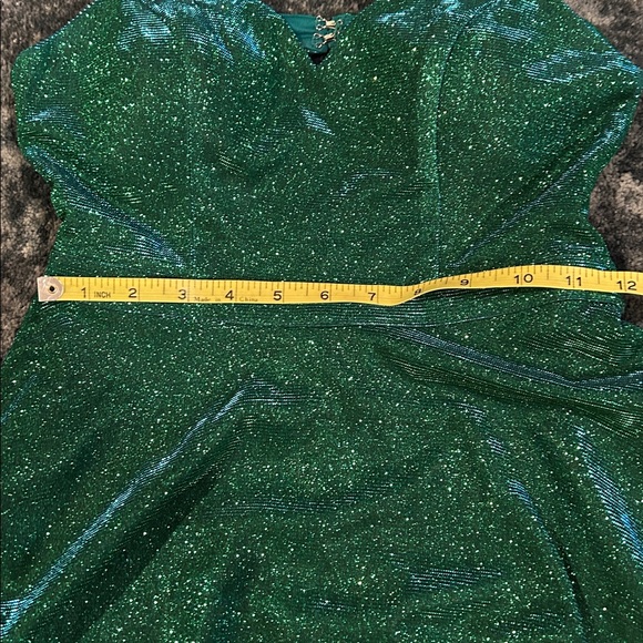 City Studios Juniors’ Fit and Flare Dress- sparkles-homecoming - Picture 5 of 6